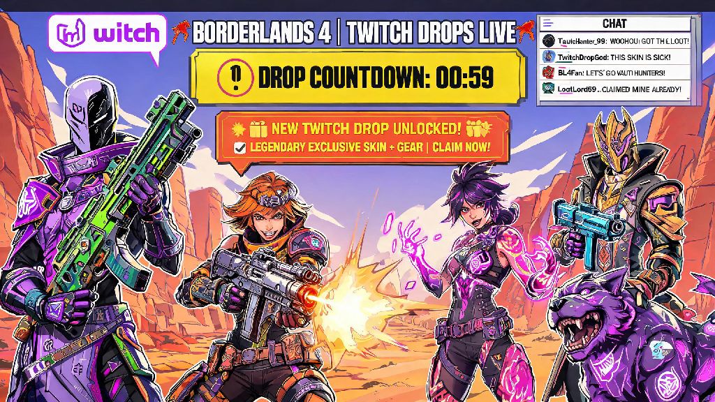 2026 Guide: How to Claim Borderlands 4 Twitch Drops & Rare In-Game Loot